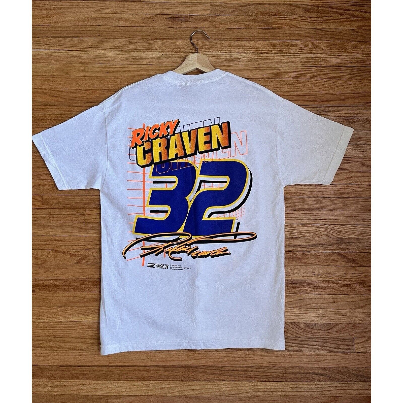NASCAR NEW VINTAGE NASCAR RACING RICKY CRAVEN #32 TIDE T SIZE L Y2K Size US L / EU 52-54 / 3 - 6 Thumbnail
