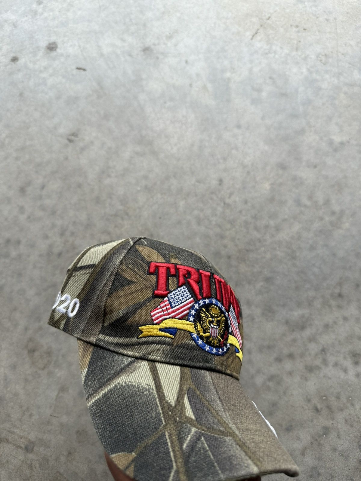 Donald Trump × Vintage Vintage Donald Trump MAGA 2020 Camo Hat Size ONE SIZE - 3 Thumbnail