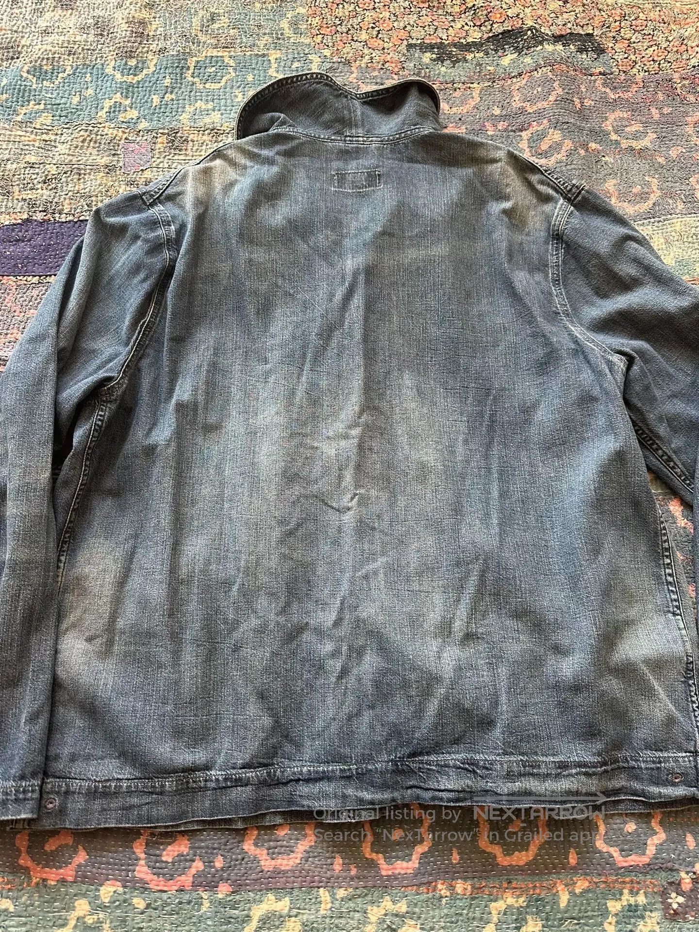 RRL Ralph Lauren Polo Ralph Lauren RRL Distressed Denim Jacket. Size US XL / EU 56 / 4 - 5 Thumbnail