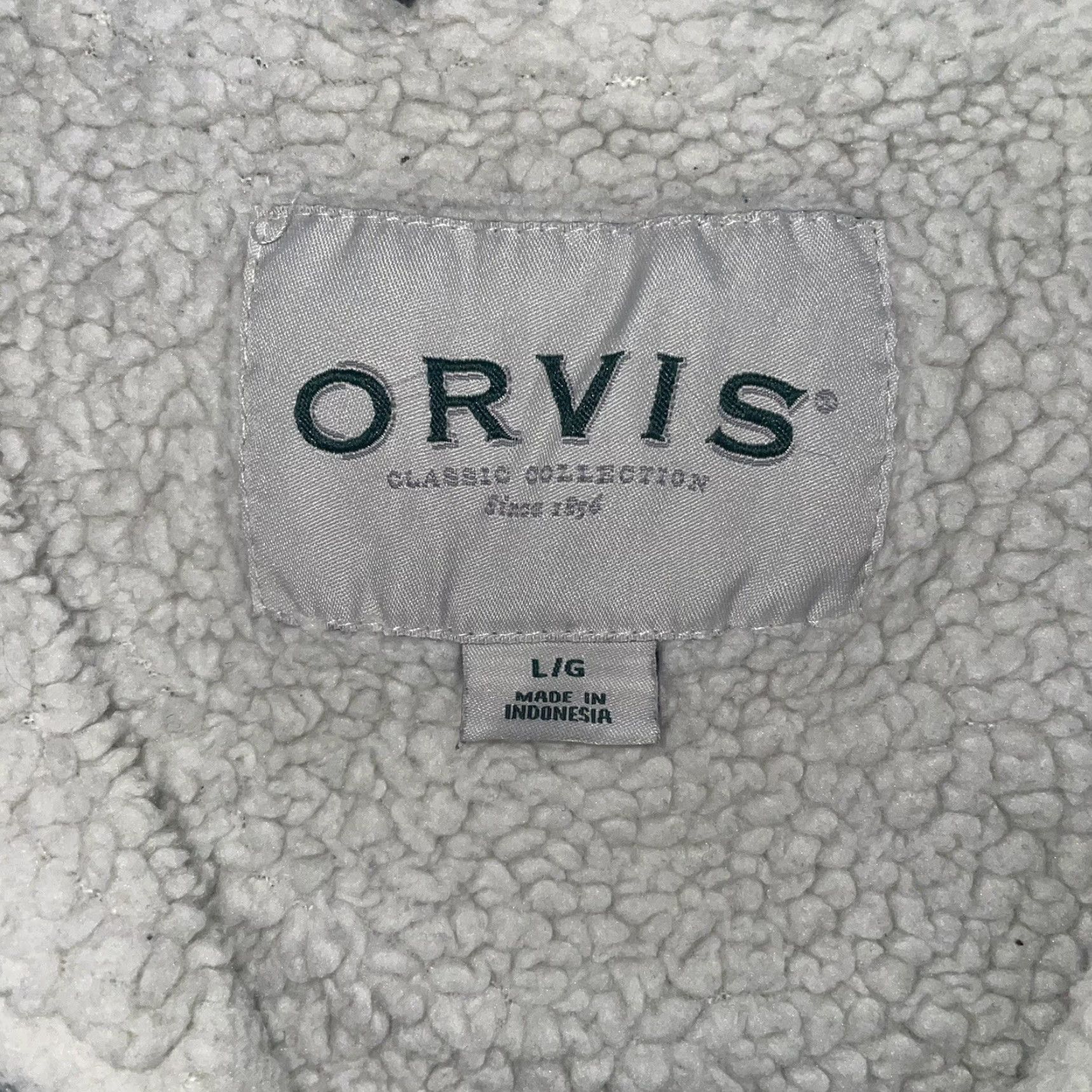 Orvis Orvis Fleece Lined Grey Quarter Zip Pullover Mens L Sweater Regular Polyester Fleece Gray Pullover L Mens Size US L / EU 52-54 / 3 - 4 Thumbnail