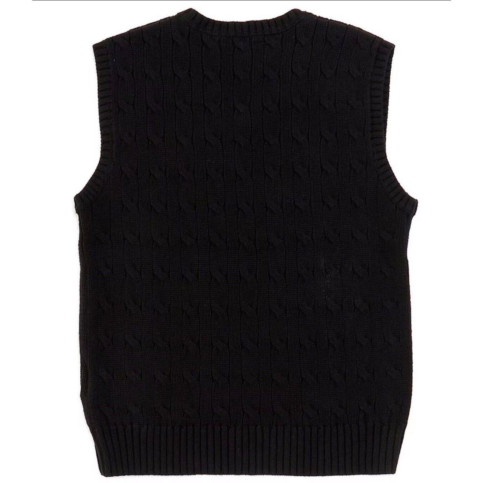 Polo Ralph Lauren Polo Ralph Lauren Big Kids Cable Knit Cotton Sweater Vest XL Size US XL / EU 56 / 4 - 6 Thumbnail