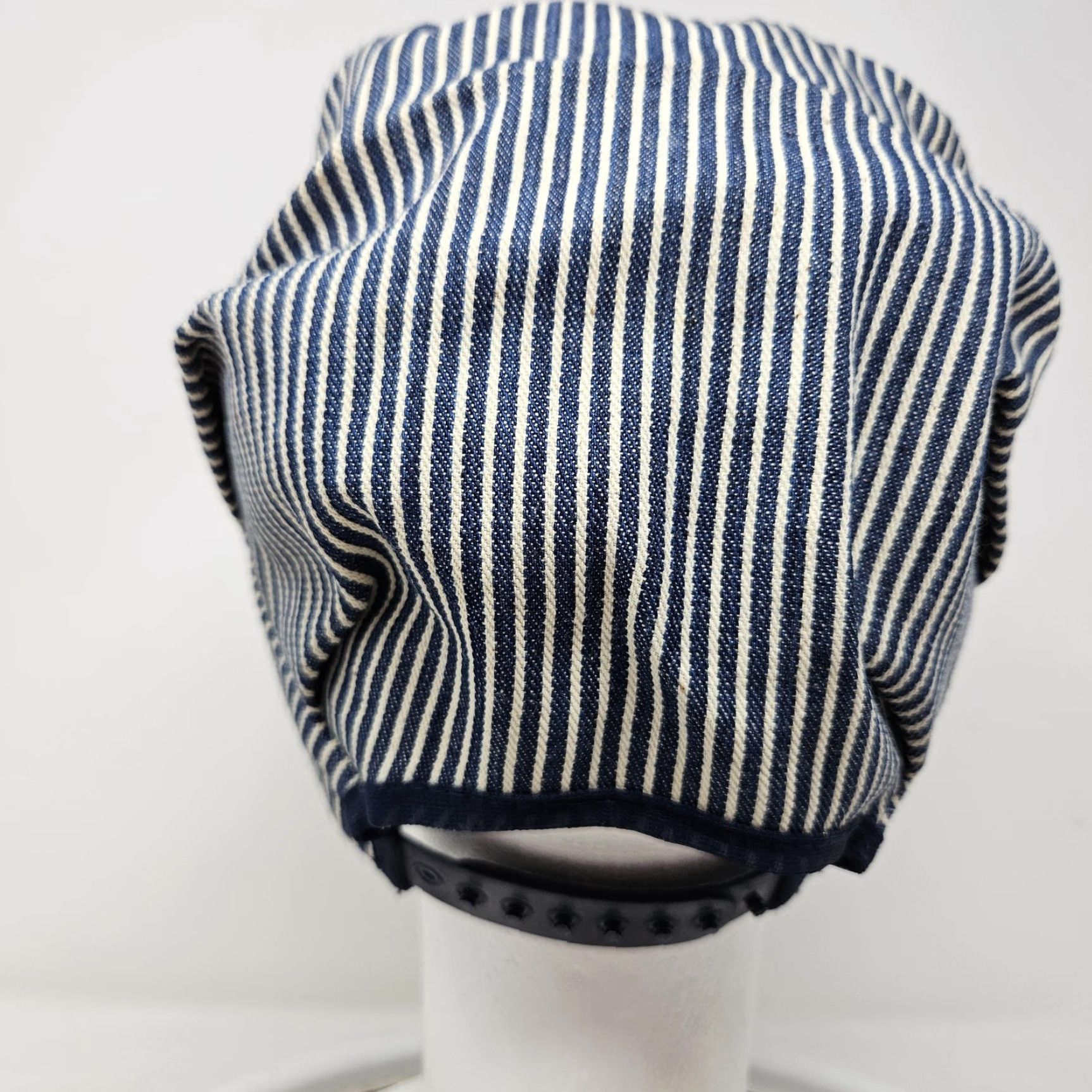 Vintage VINTAGE CNGT Hat Cap Snap Back Blue Hickory Stripe Railroad Engineer Patch Mens Made USA Size ONE SIZE - 4 Thumbnail