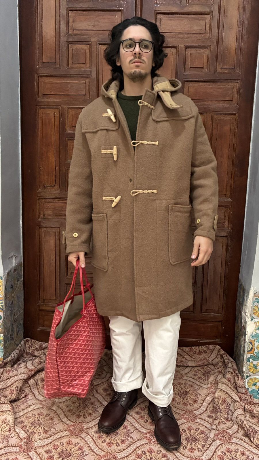 Gloverall NWT GLOVERALL MADE IN UK HEAVY WOOL DUFFLE COAT Size US L / EU 52-54 / 3 - 2 Thumbnail