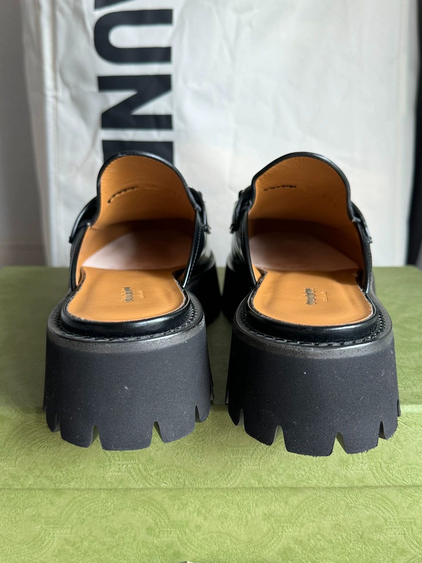 Gucci Gucci Women's Horsebit Platform Loafer Slide 38 (Fits 37) Size US 7.5 / IT 37.5 - 3 Thumbnail