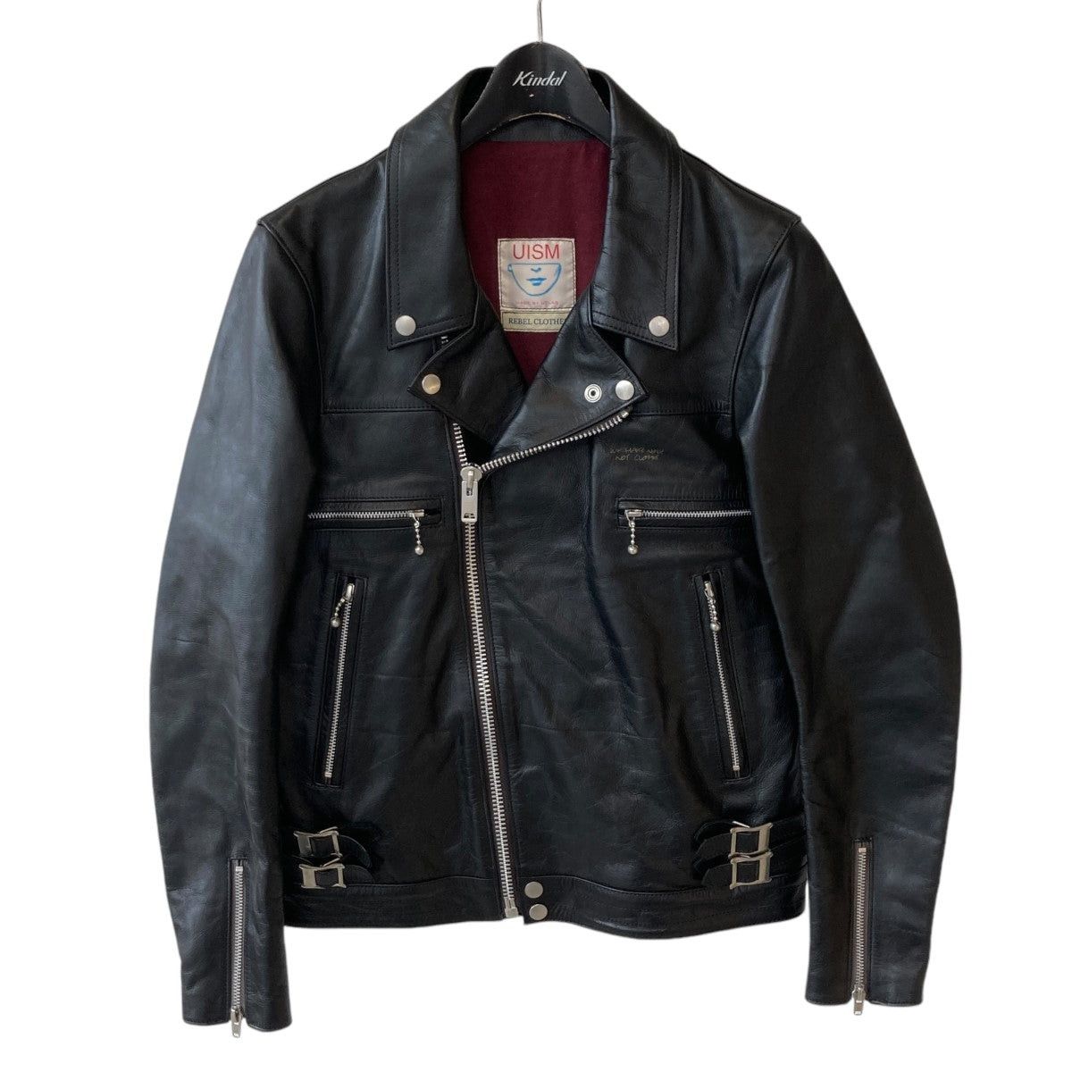 Undercover 23ssleather Biker Jacket Leather Jacket UB2B4201