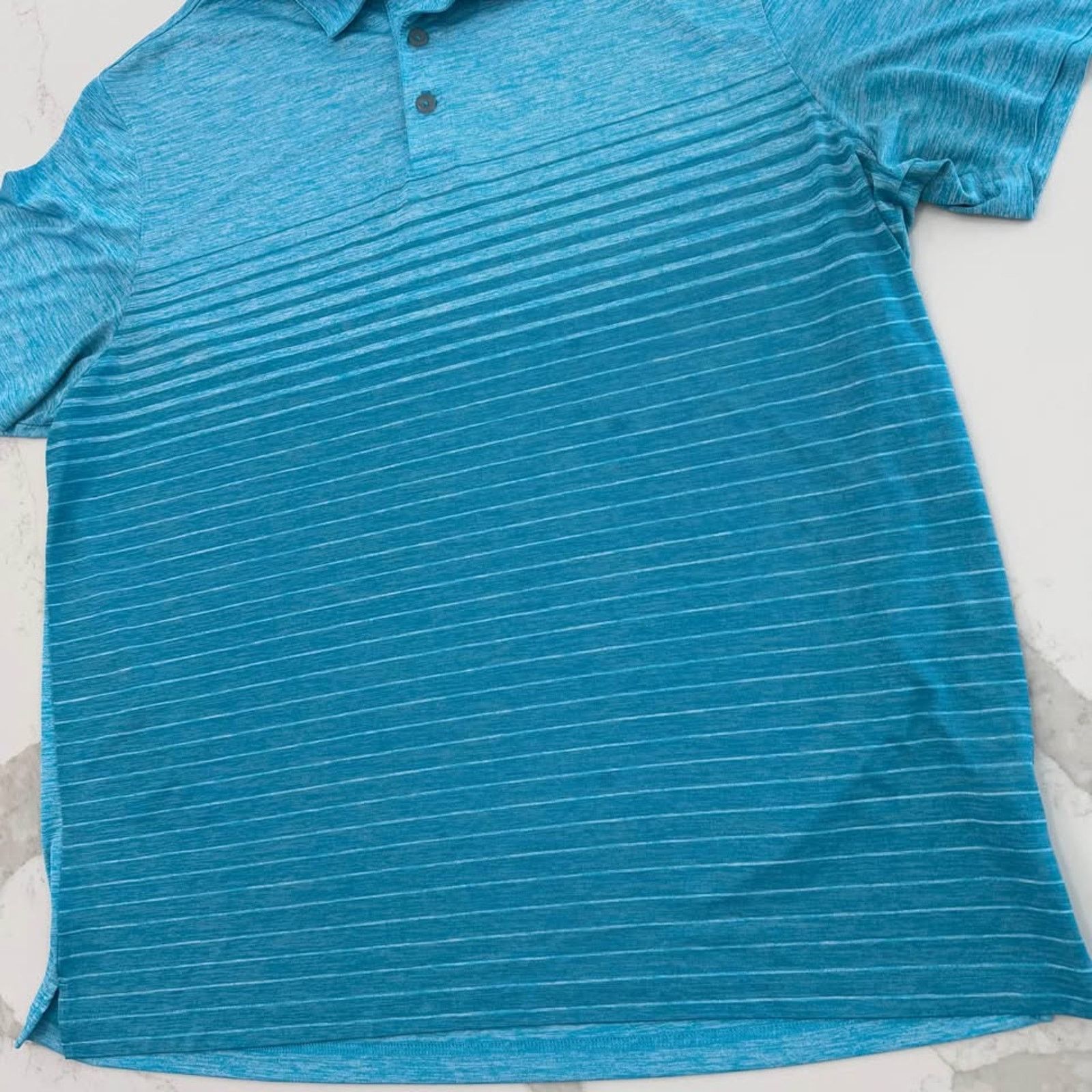 Champion Champion C9 Polo Shirt Mens XXL Turquoise Blue Casual Golf Size US XXL / EU 58 / 5 - 2 Thumbnail