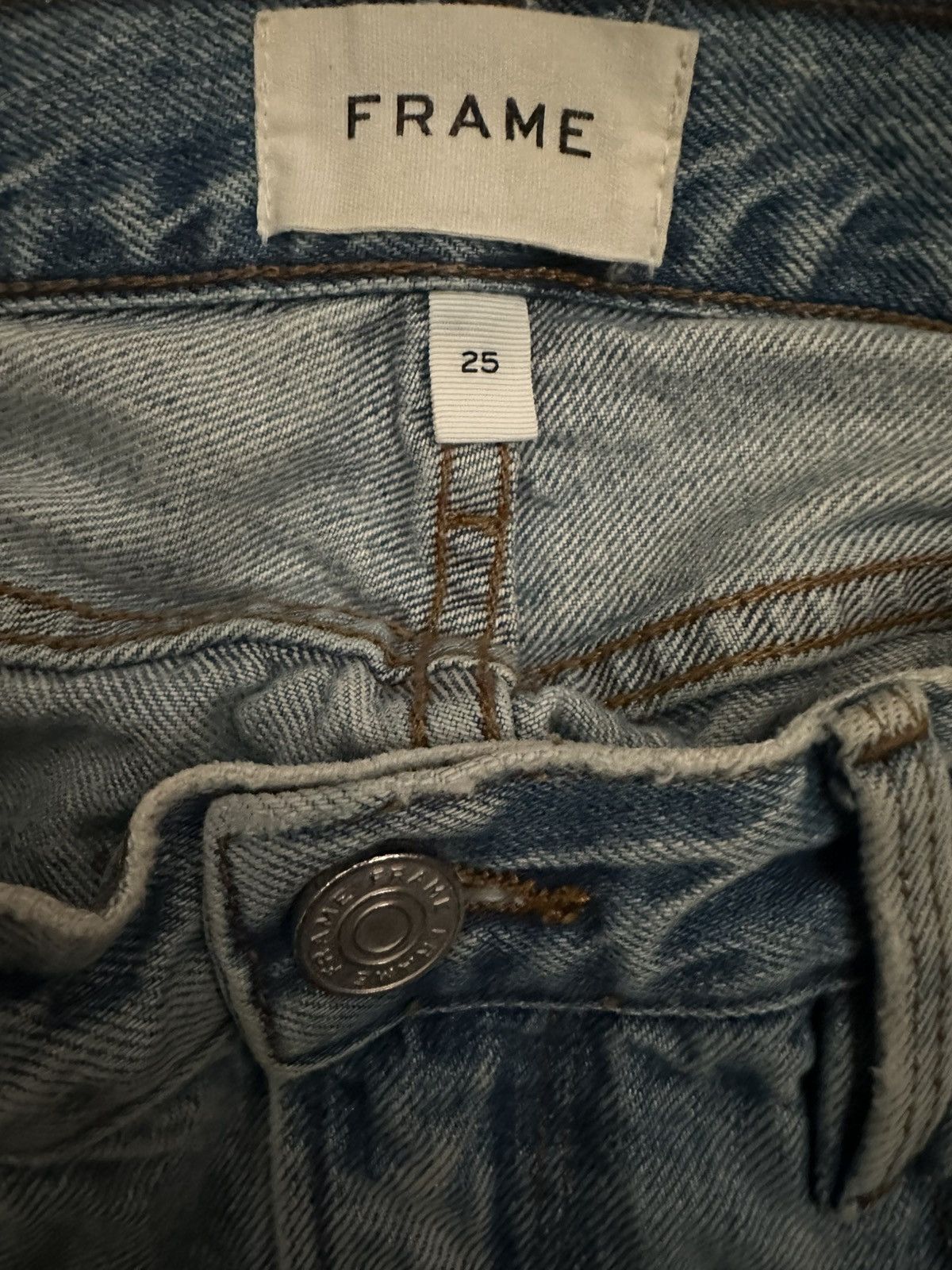 Frame Womens Frame long jean shorts Size 25" / US 0 / IT 36 - 3 Thumbnail