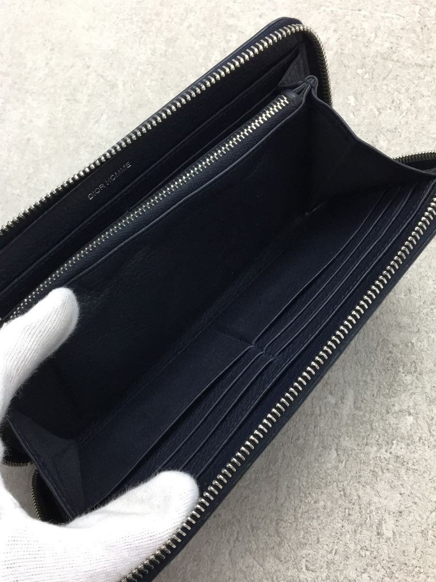 Dior Dior Homme Leather Long Wallet Navy Size ONE SIZE - 6 Thumbnail