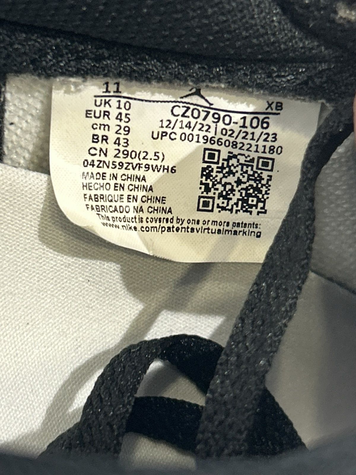 Jordan Brand Jordan 1 low black toe low Size US 11 / EU 44 - 10 Thumbnail