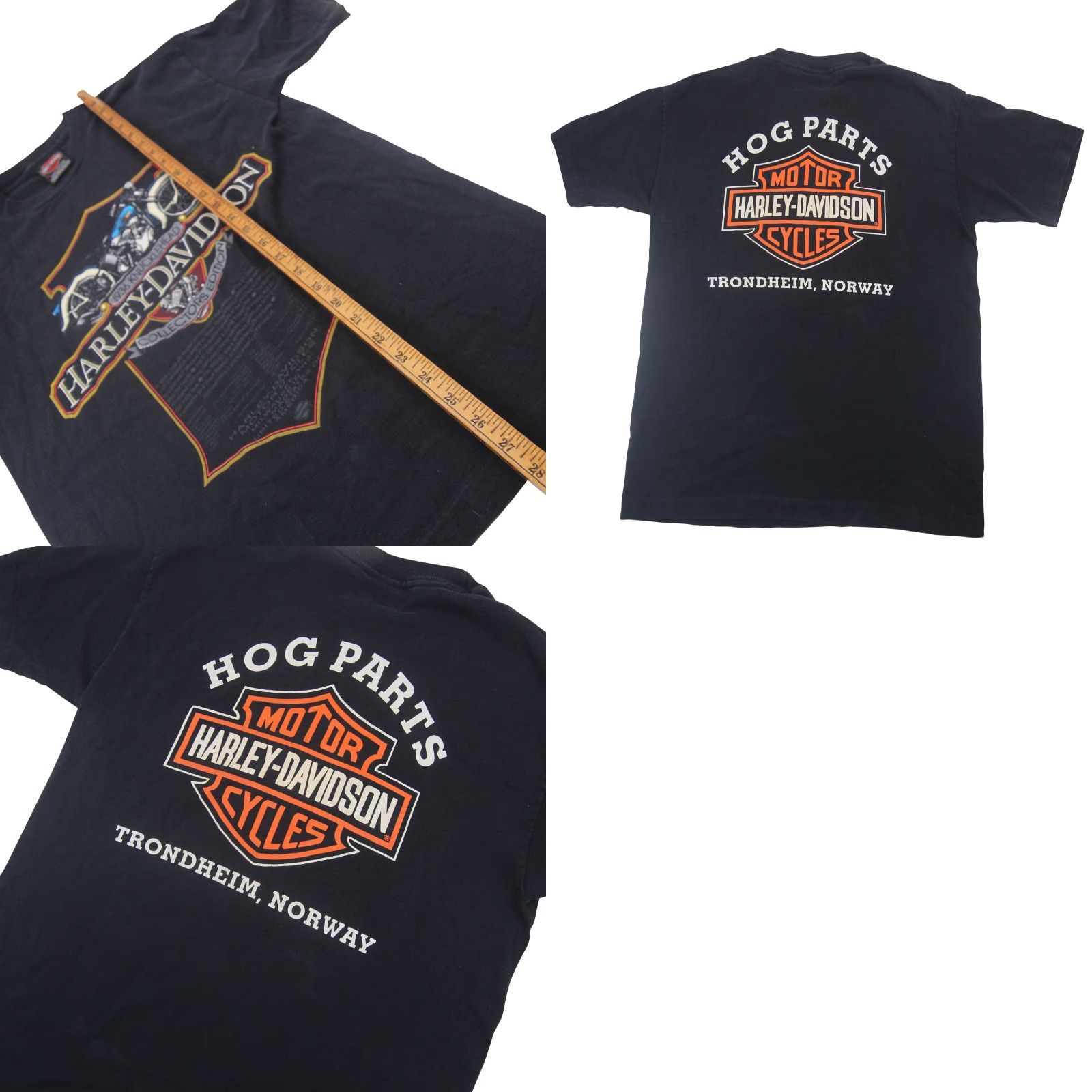 Harley Davidson VINTAGE Harley-Davidson 1936 Knucklehead Limited Edition graphic T Shirt Men's M Black Harley-Davidson shirt Men Medium 90s era Size US M / EU 48-50 / 2 - 8 Thumbnail
