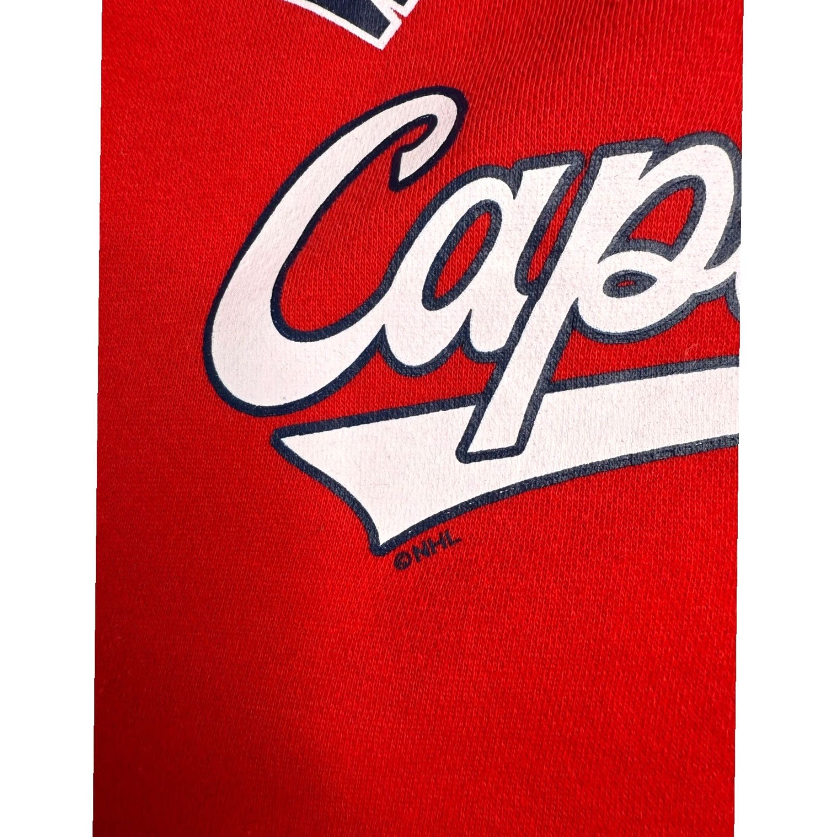 Vintage VINTAGE Washington Capitals Fanatics Hoodie Womens Medium Red Blue Pullover Size M / US 6-8 / IT 42-44 - 6 Thumbnail