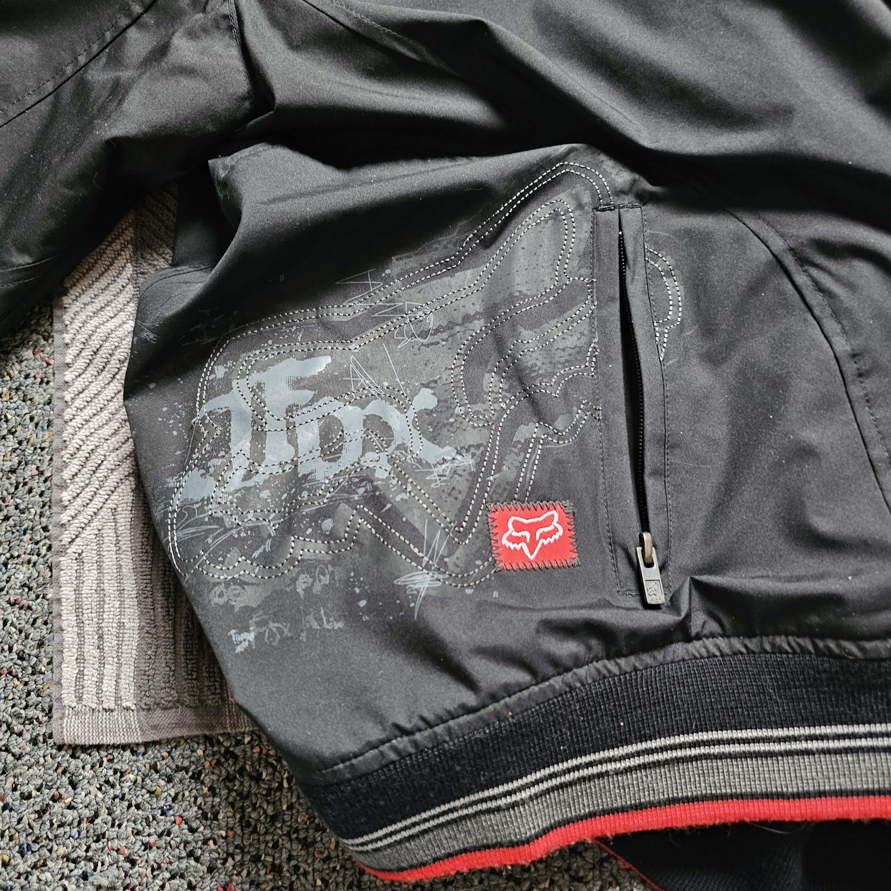 Fox Racing Rare Fox Racing Deluxe Bomber Style Jacket Size M Size US M / EU 48-50 / 2 - 2 Thumbnail