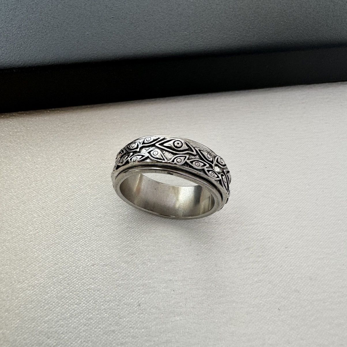 Other Devil Eye Ring for Men Women,Punk Hip Hop Unisex Style Size ONE SIZE - 2 Thumbnail