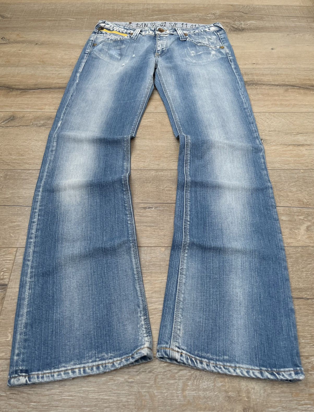 If Six Was Nine CRAZY G-STAR RAW IF SIX WAS NINE VINTAGE FLARED JEANS Size US 31 - 8 Thumbnail