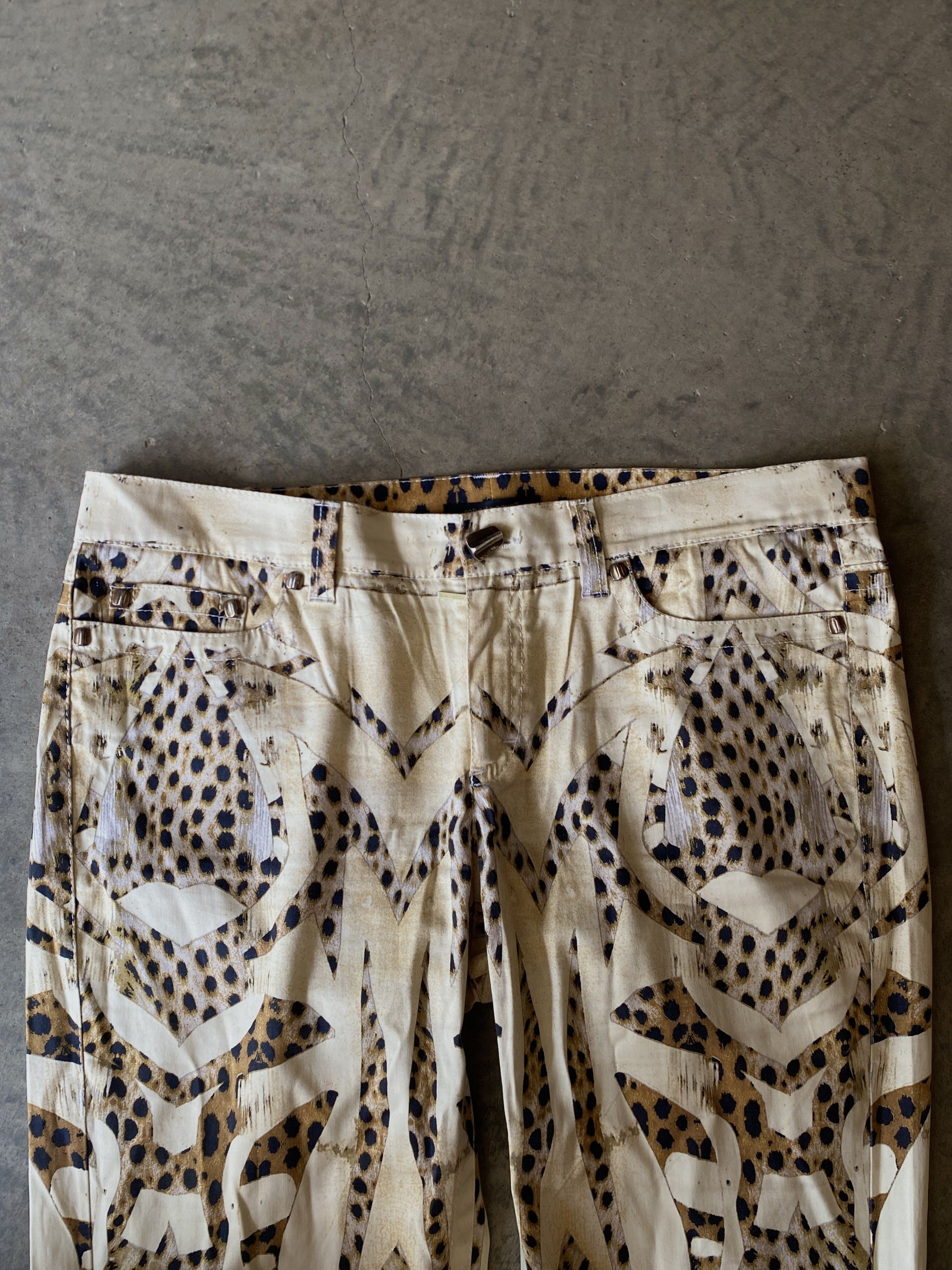 Roberto Cavalli Roberto Cavalli 2007 Printed Leopard Pants Size 34" / US 12 / IT 48 - 4 Thumbnail