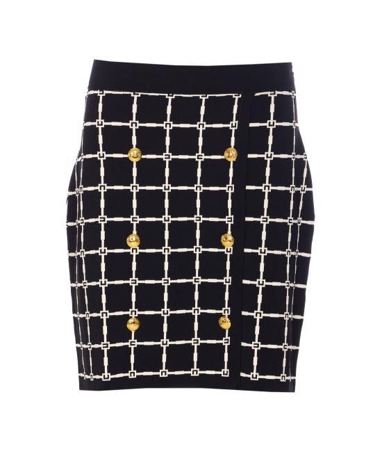 Elisabetta Franchi ELISABETTA FRANCHI Women Mid Skirts GK10B51E2 685 Black Size 26" / US 2 / IT 38 - 1 Thumbnail