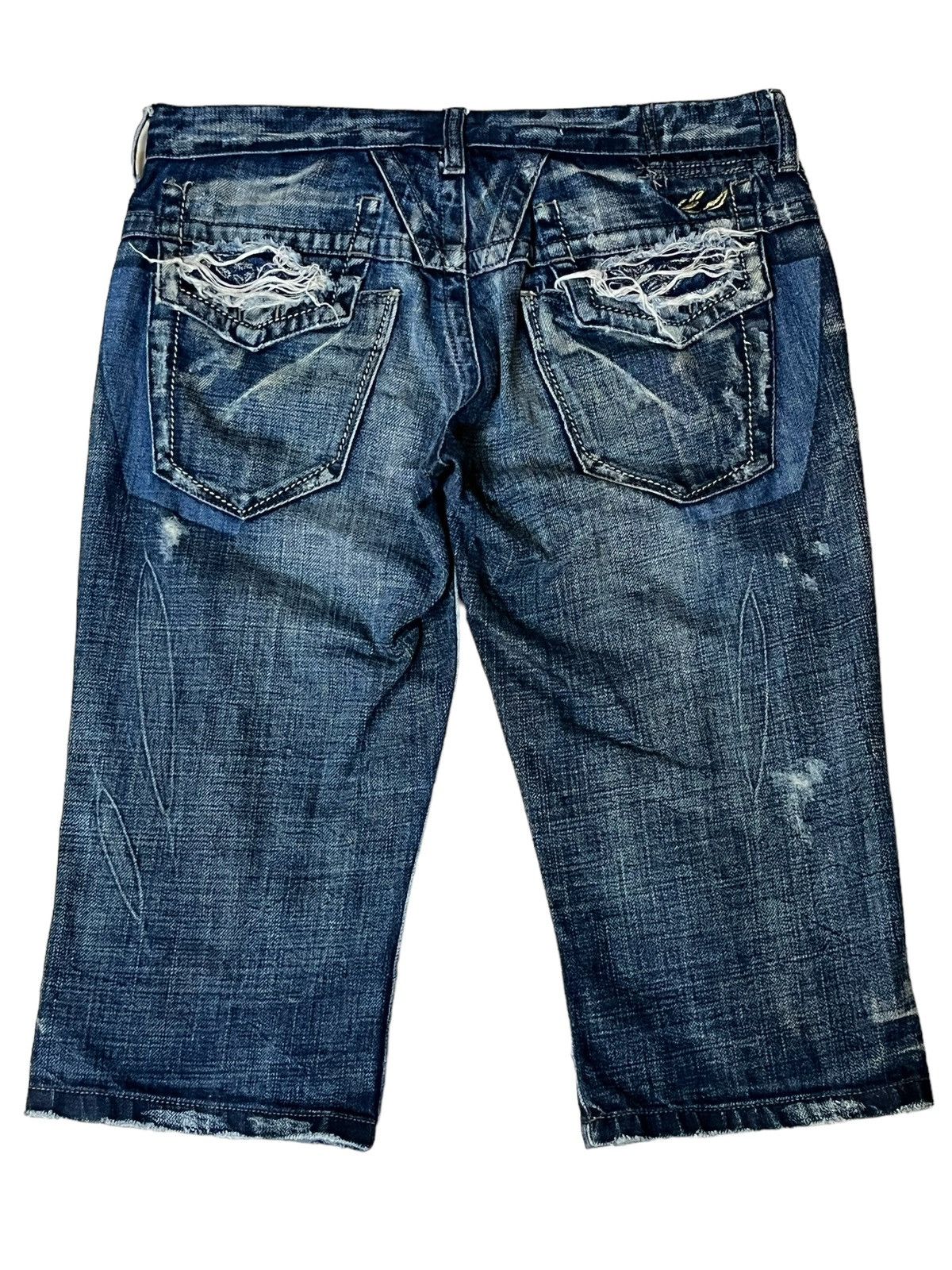 SICK🔥MARITHE FRANCOIS GIRBAUD LOW RISE SHORT DENIM PANT