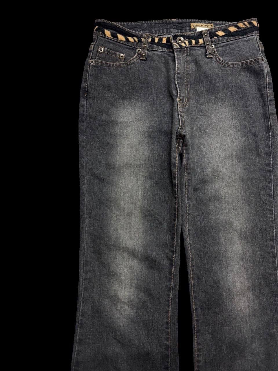 Japanese Brand FLARED 90s Japanese Mudwash Sick Bootcut Denim Jeans Size US 27 - 4 Thumbnail