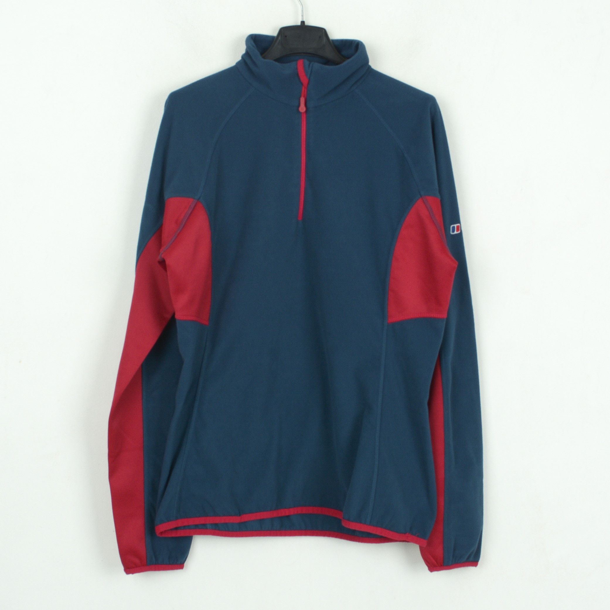Berghaus L Fleece Jumper Sweatshirt Sweater 1/4 Zip Neck Pullover Size L / US 10 / IT 46 - 1 Thumbnail