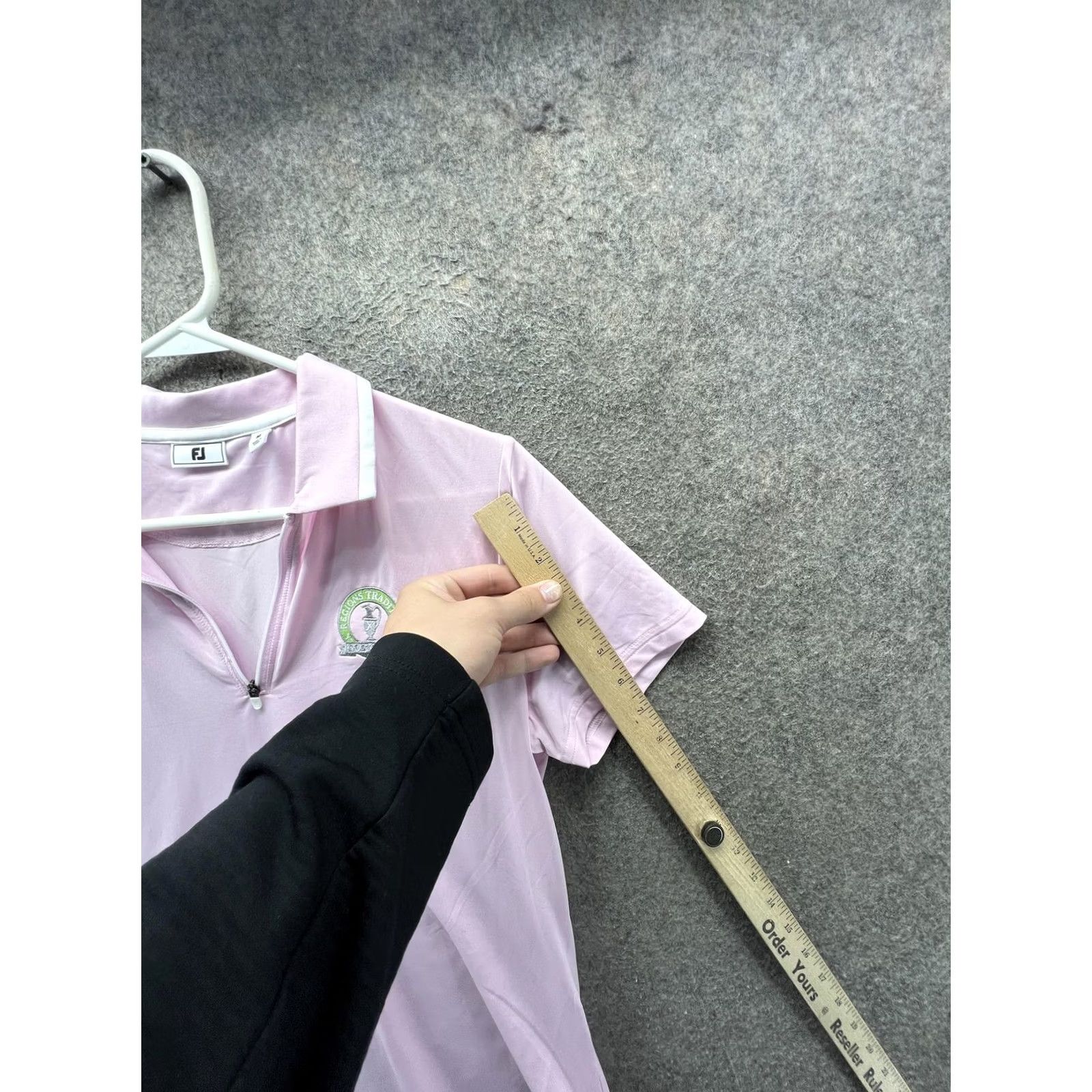 Footjoy FootJoy Polo Shirt Womens M Pink Short Sleeve 1/4 Zip Regions Tradition Golf Activewear Summer Womens Size M / US 6-8 / IT 42-44 - 5 Thumbnail