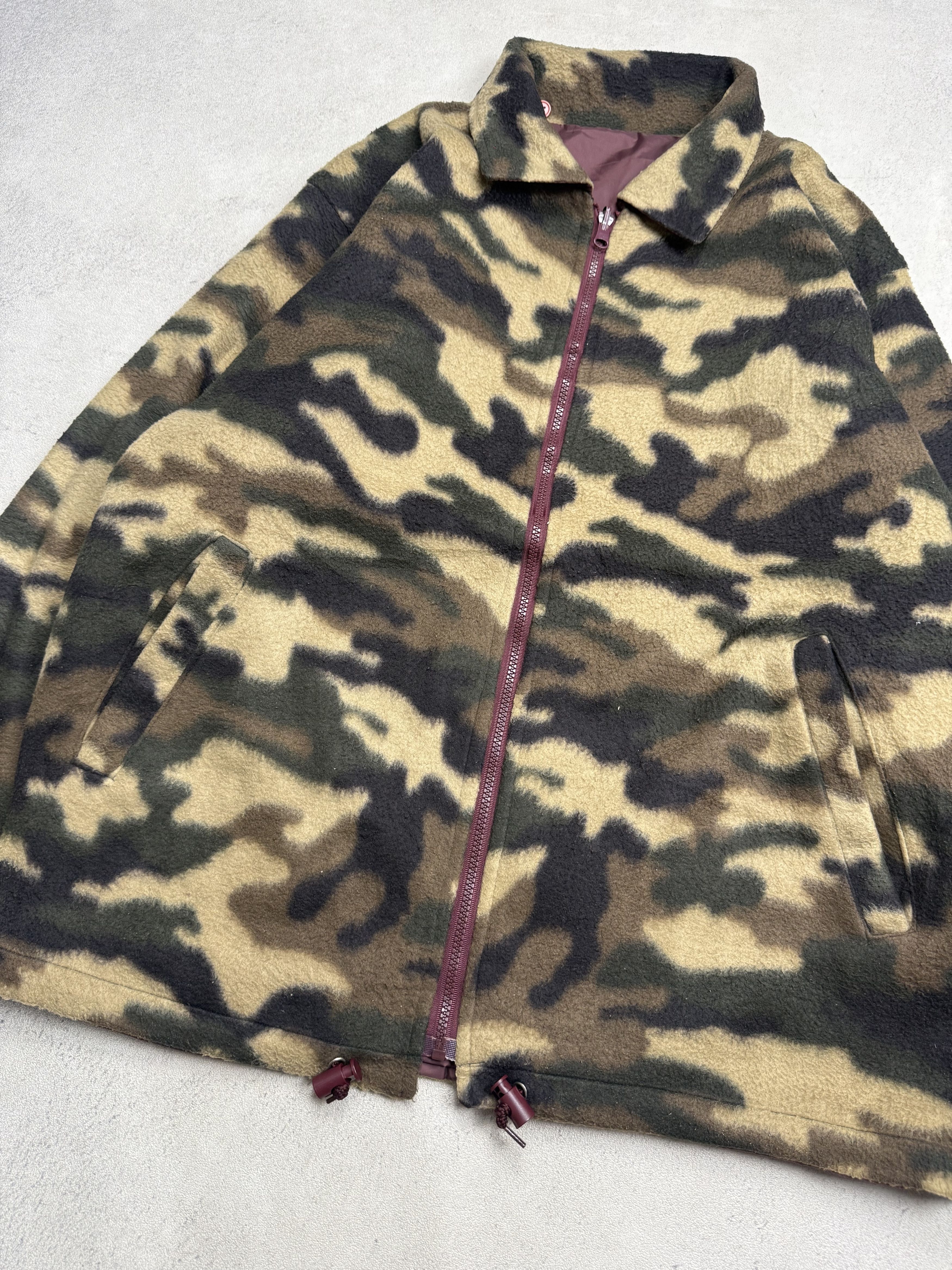 Vintage Vintage Shoot One Camouflage Reversible Fleece Jacket Size US L / EU 52-54 / 3 - 3 Thumbnail