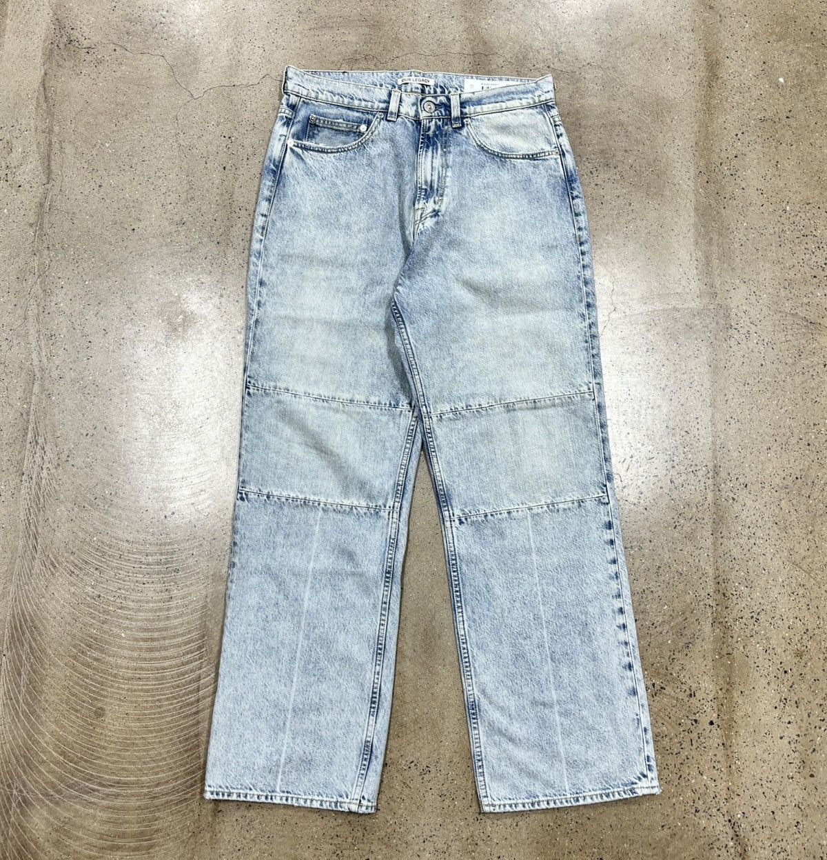 OUR LEGACY 22ss extended third cut 3D jeans