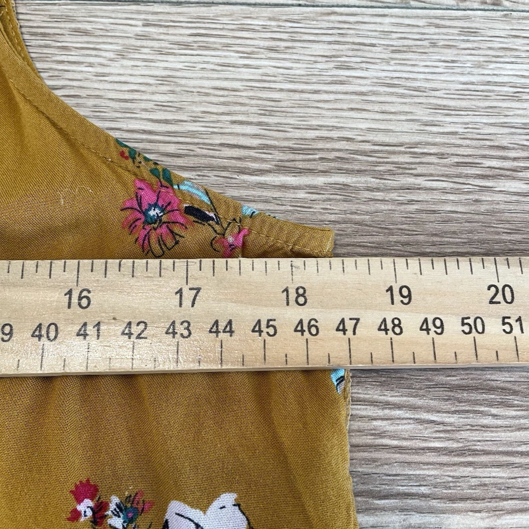 Vintage VINTAGE Gypsies & Moondust Yellow Floral Lace Tank Top Open Back Size Large Womens Size L / US 10 / IT 46 - 5 Thumbnail