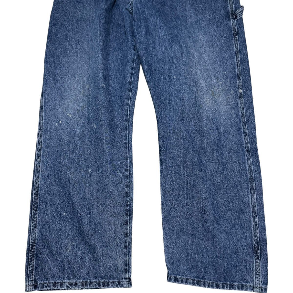 Vintage × Wrangler Wrangler 100% Cotton Paint Splatter Carpenter Jeans 44x32 Size US 44 / EU 60 - 6 Thumbnail