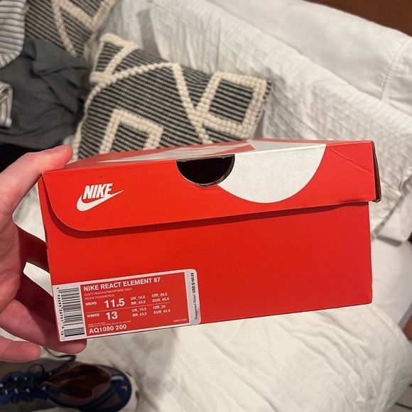 Nike Nike React Element 87 "Dusty Peach" Size US 11.5 / EU 44-45 - 6 Thumbnail