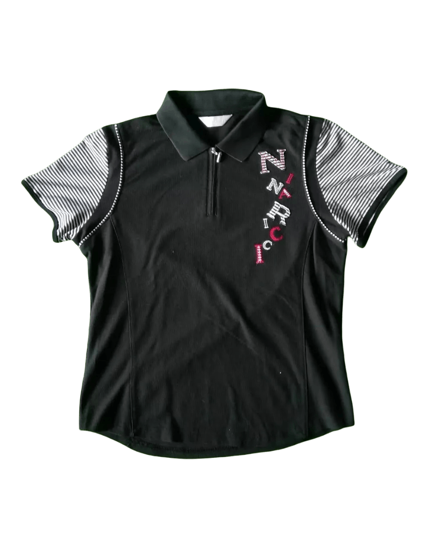 Nina Ricci Vintage Y2K Nina Ricci Sports Golf Polo Shirt Big Logo Size M / US 6-8 / IT 42-44 - 1 Thumbnail