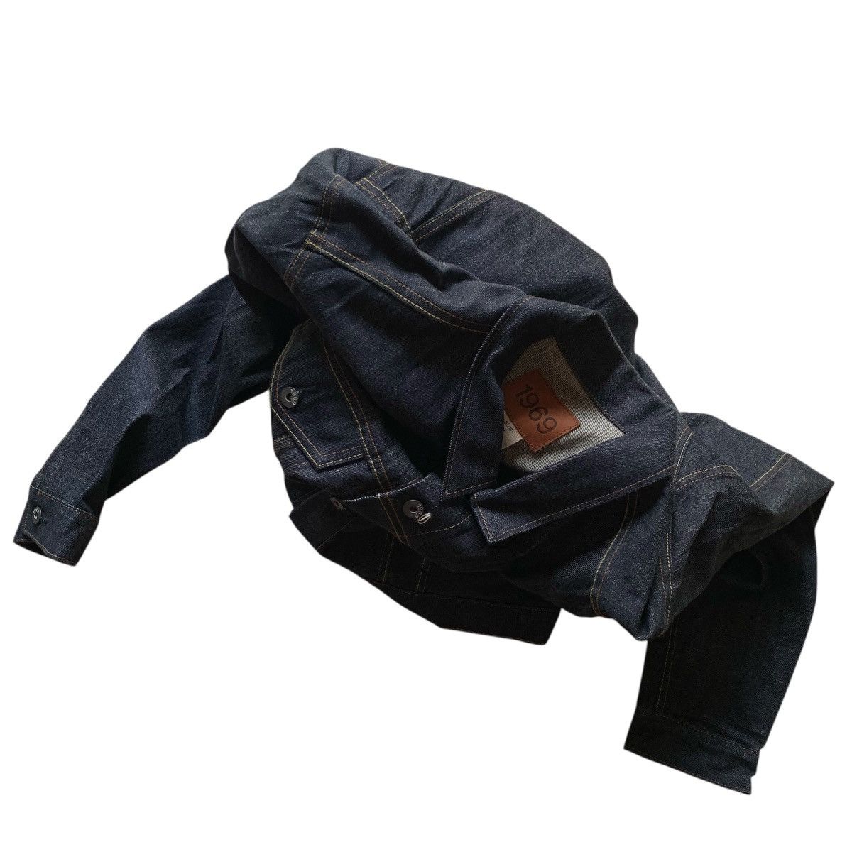 Gap Gap Fall 19 Raw Indigo Selvedge Denim Jacket Size US XL / EU 56 / 4 - 10 Thumbnail