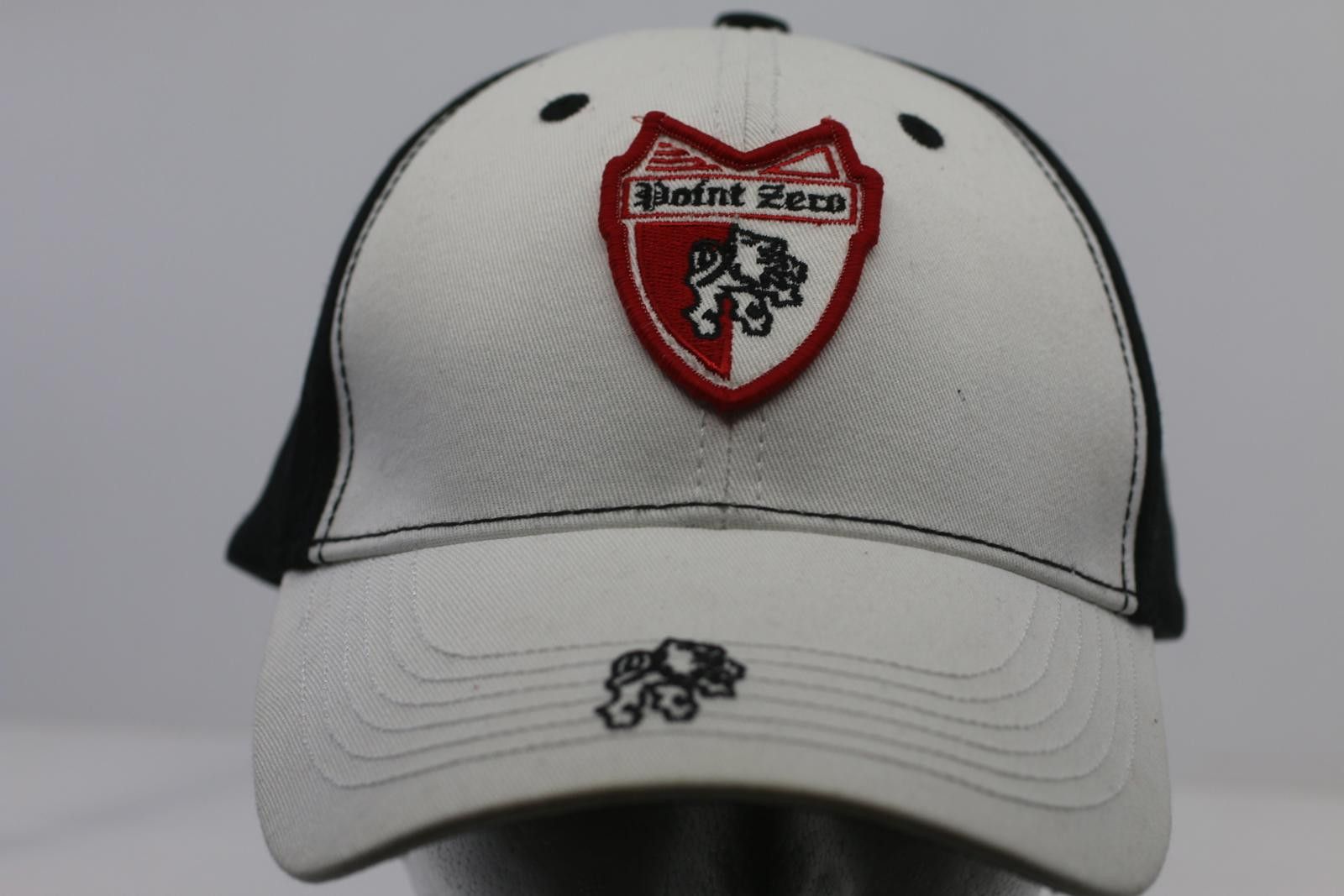 Point Zero Vintage Point Zero Baseball Cap Crest Logo White Adjustable Size ONE SIZE - 1 Thumbnail