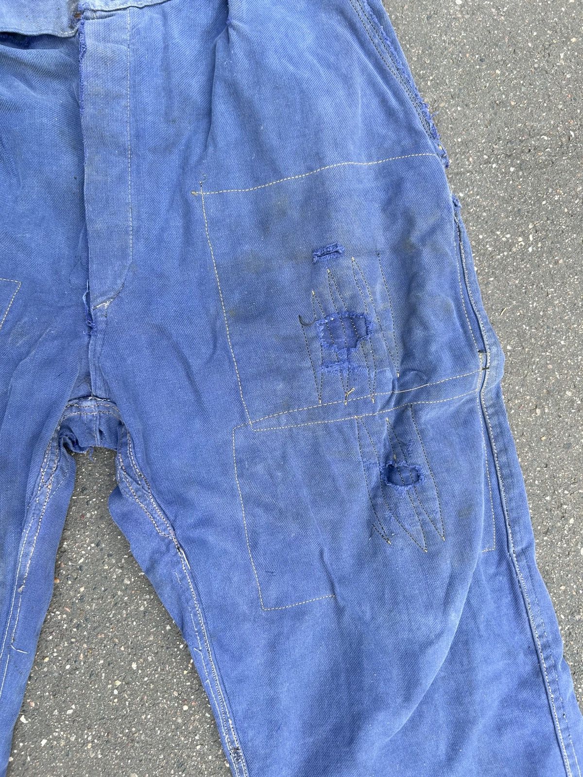 Other Old French blue work pants Size US 33 - 4 Thumbnail