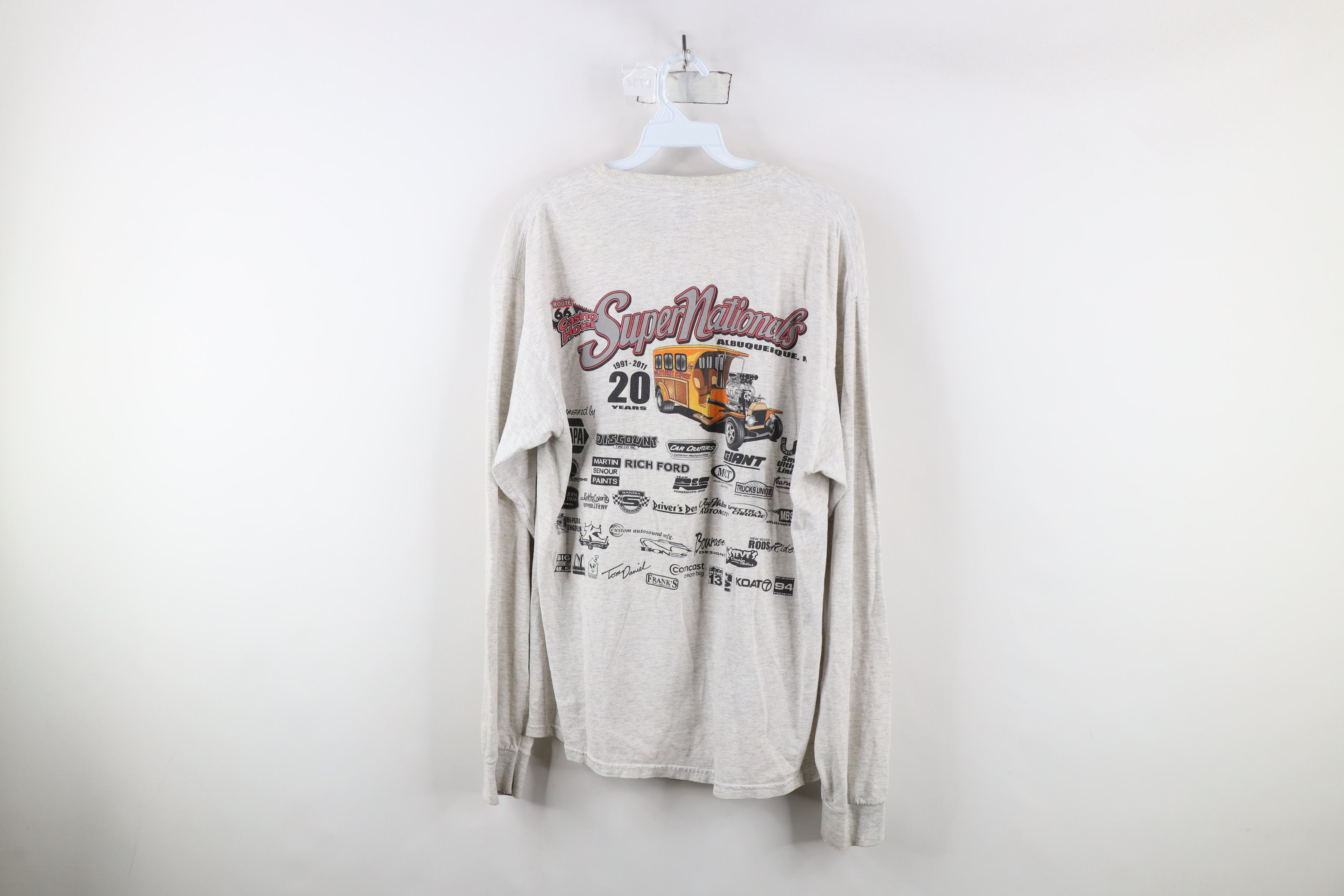 Vintage Vintage Y2K Route 66 Super Nationals Hot Rod Car T-Shirt Size US L / EU 52-54 / 3 - 12 Thumbnail