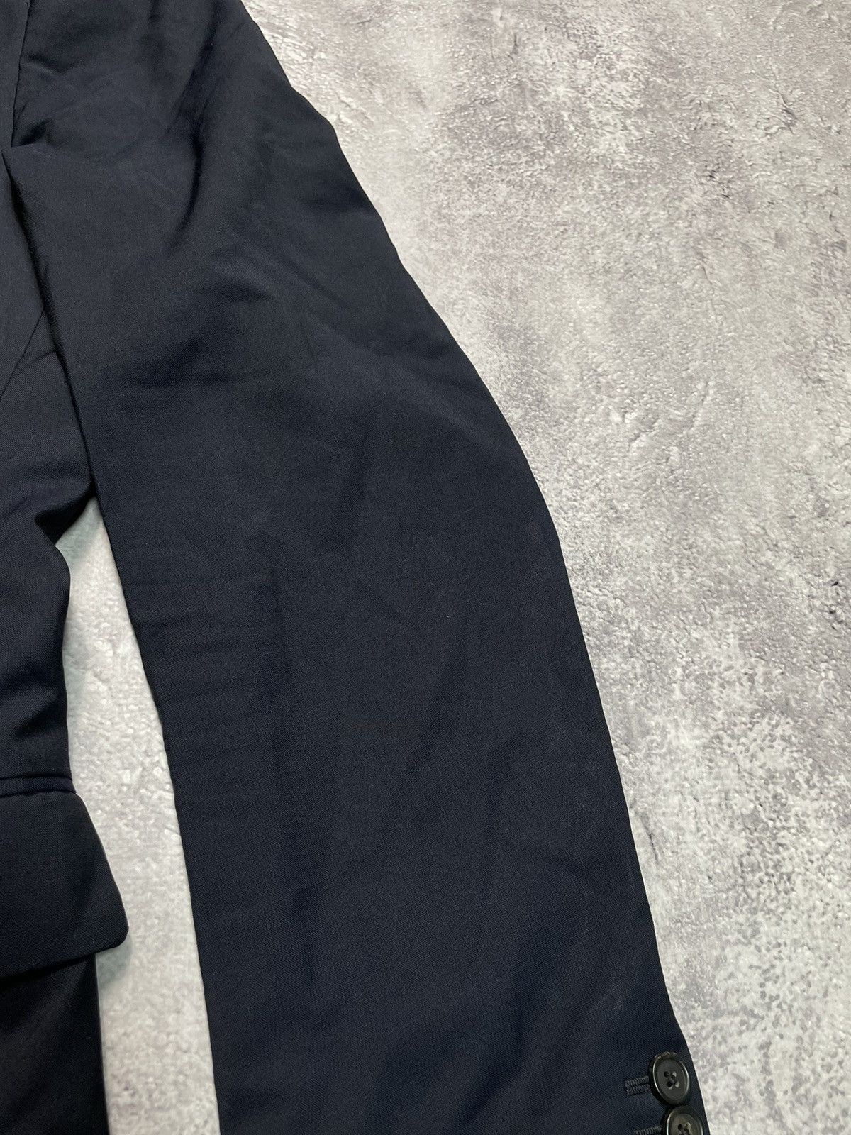 Prada Prada Milano Tailored Black VW Mohair Suit Size 50R - 6 Thumbnail
