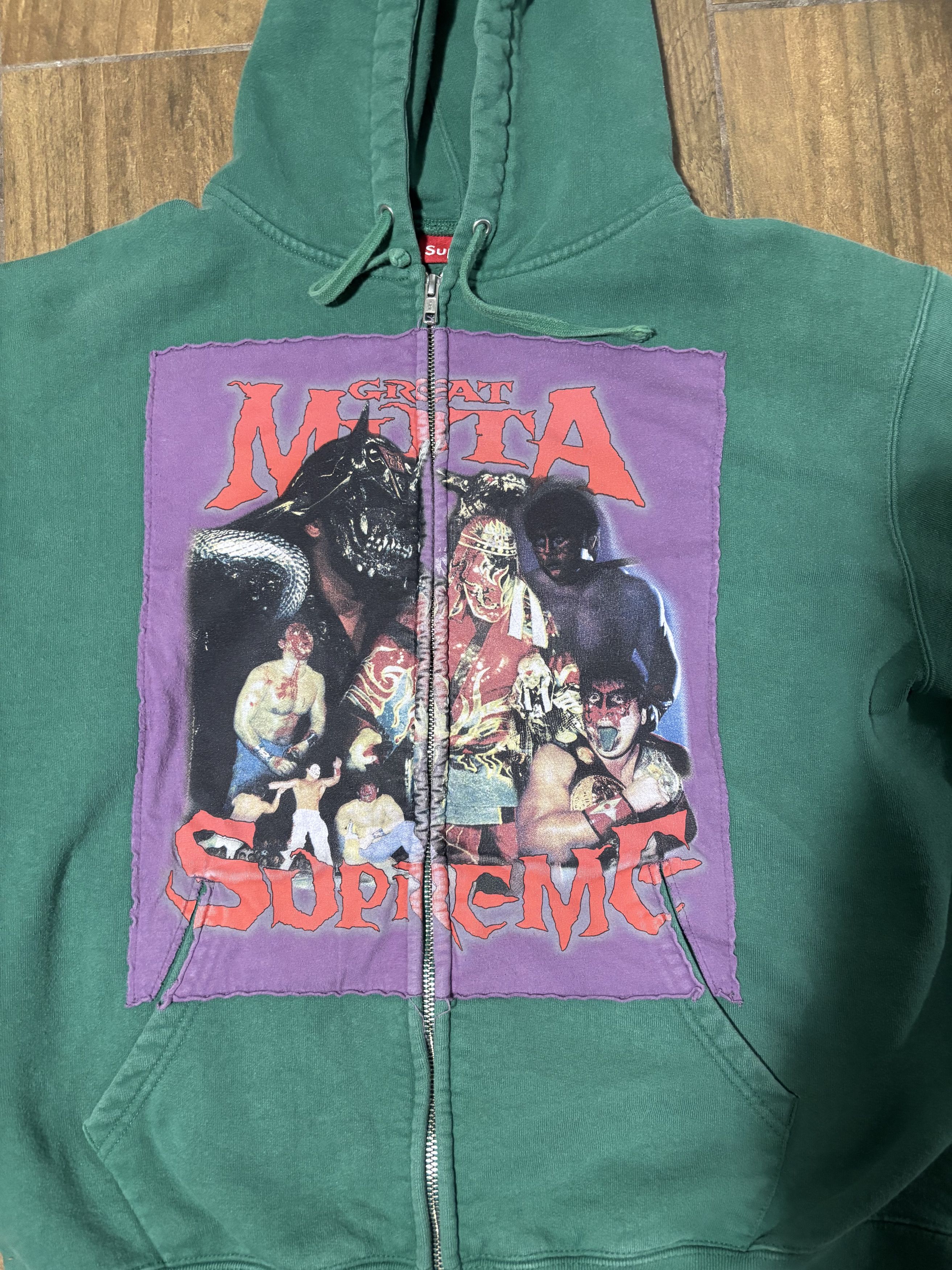 Supreme Supreme "Muta" Zip Up Hooded Sweatshirt Size US M / EU 48-50 / 2 - 2 Thumbnail