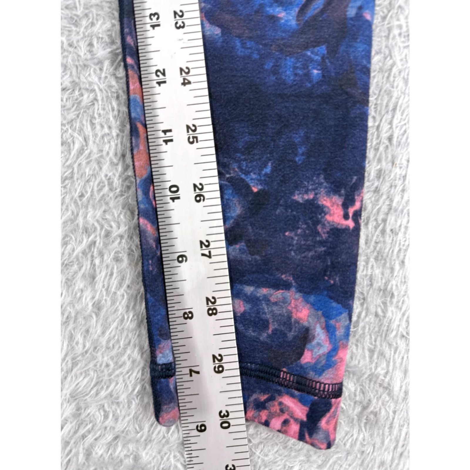 Lululemon Lululemon Wunder Under Pant Blue Pink Moody Mirage Bark Berry Deep Navy 31.5" W5F34S Womens Pants 4 Lukulemon irrelevant Size 27" / US 4 / IT 40 - 6 Thumbnail