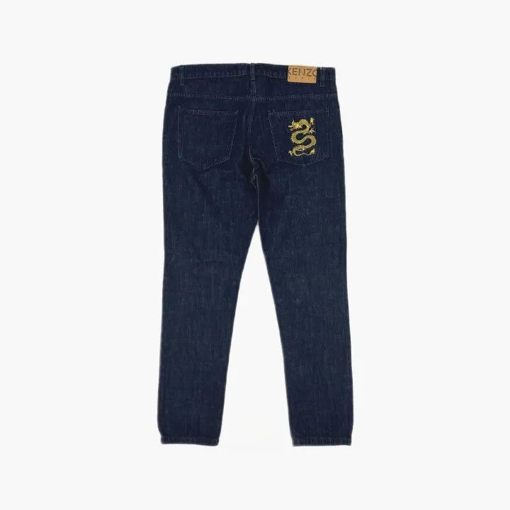 Kenzo KENZO Casual Solid Color Denim Pants -2507 Size US 33 - 3 Thumbnail