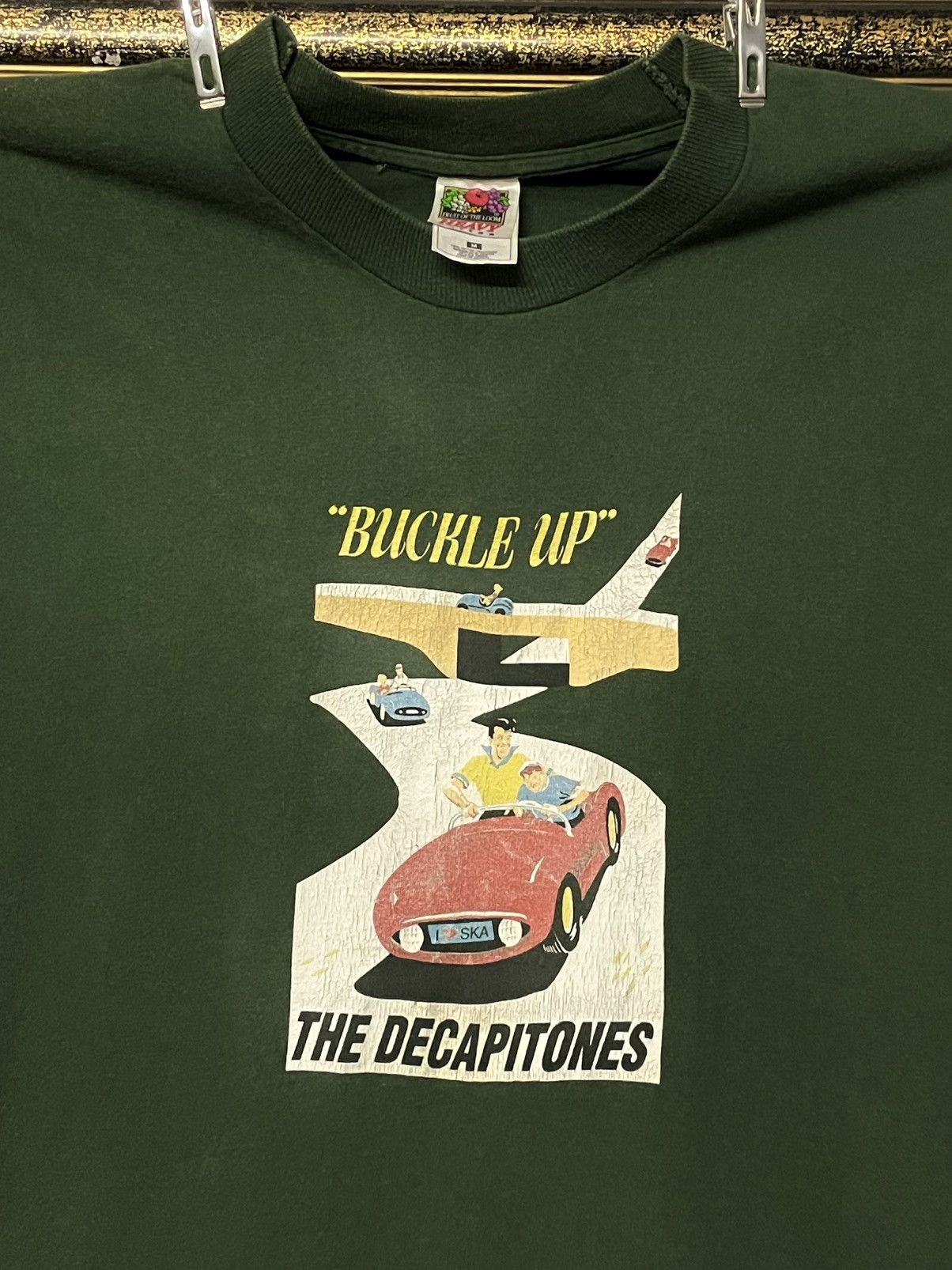 Vintage Vintage 90s The Decapitones Buckle Up Og Ska Single Stitch Size US M / EU 48-50 / 2 - 2 Thumbnail