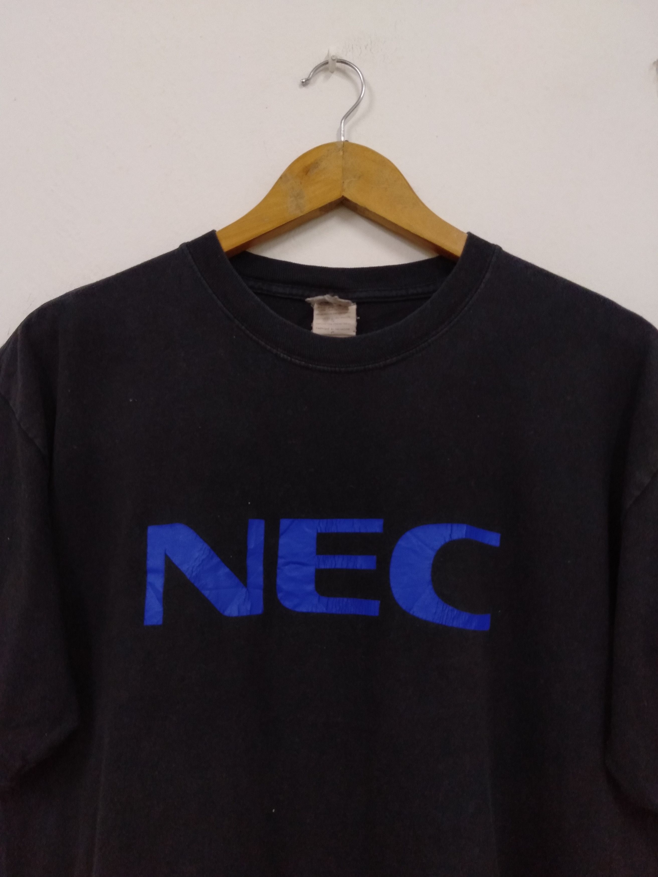 Japanese Brand × Vintage Vintage 90s NEC promo t shirt rare Size US L / EU 52-54 / 3 - 3 Thumbnail
