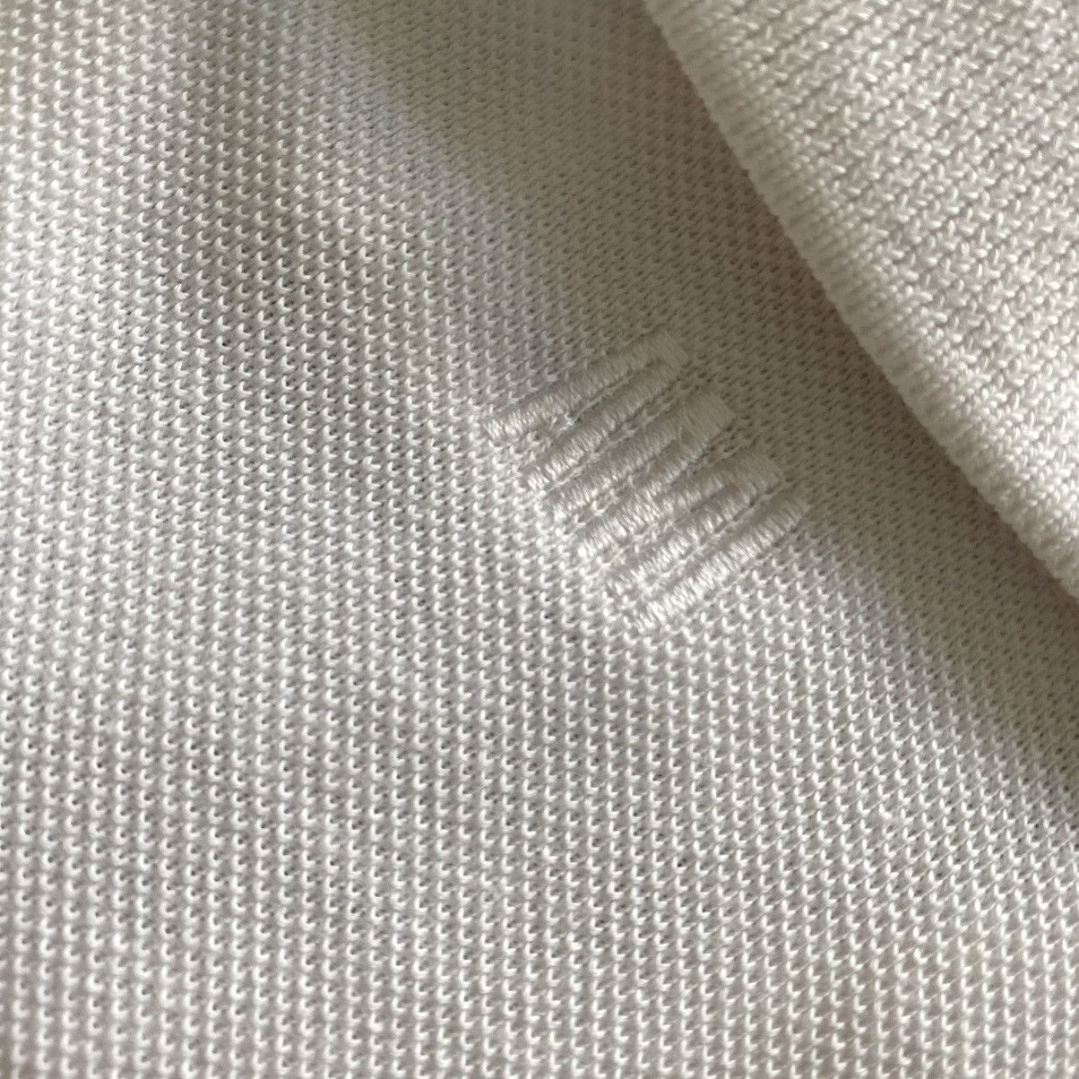 AMI AMI PARIS 'Ami de coeur' Polo Shirt WHITE Size M / US 6-8 / IT 42-44 - 7 Thumbnail