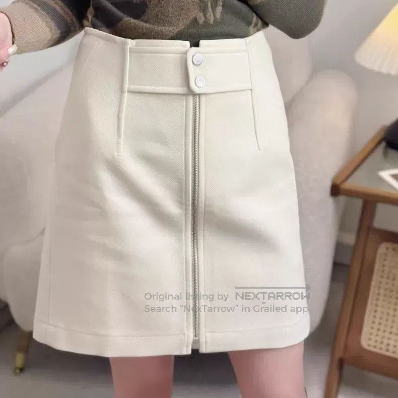 Hermes Hermes White High Waist Short Pants Casual Skirt Size 24" / US 00 / IT 34 - 8 Thumbnail