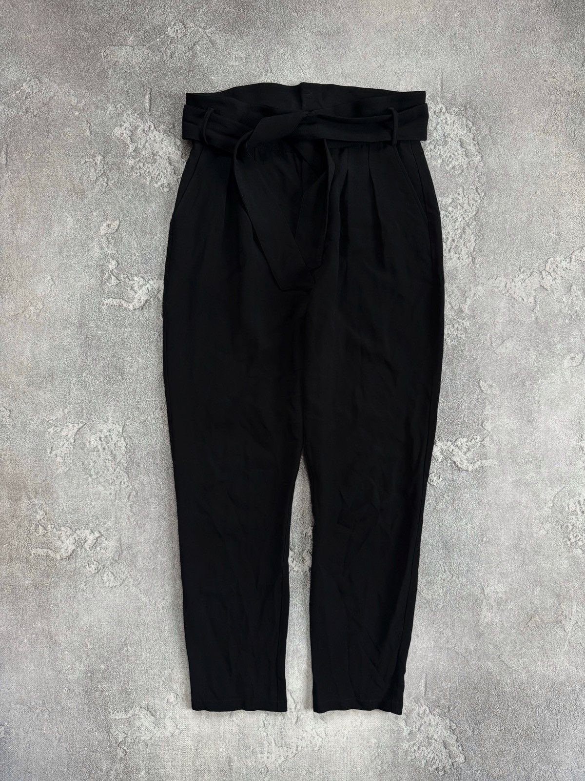Sezane Sezane High Waist Paperbag Trousers Belted Pants Size FR 40 Size 28" / US 6 / IT 42 - 1 Thumbnail