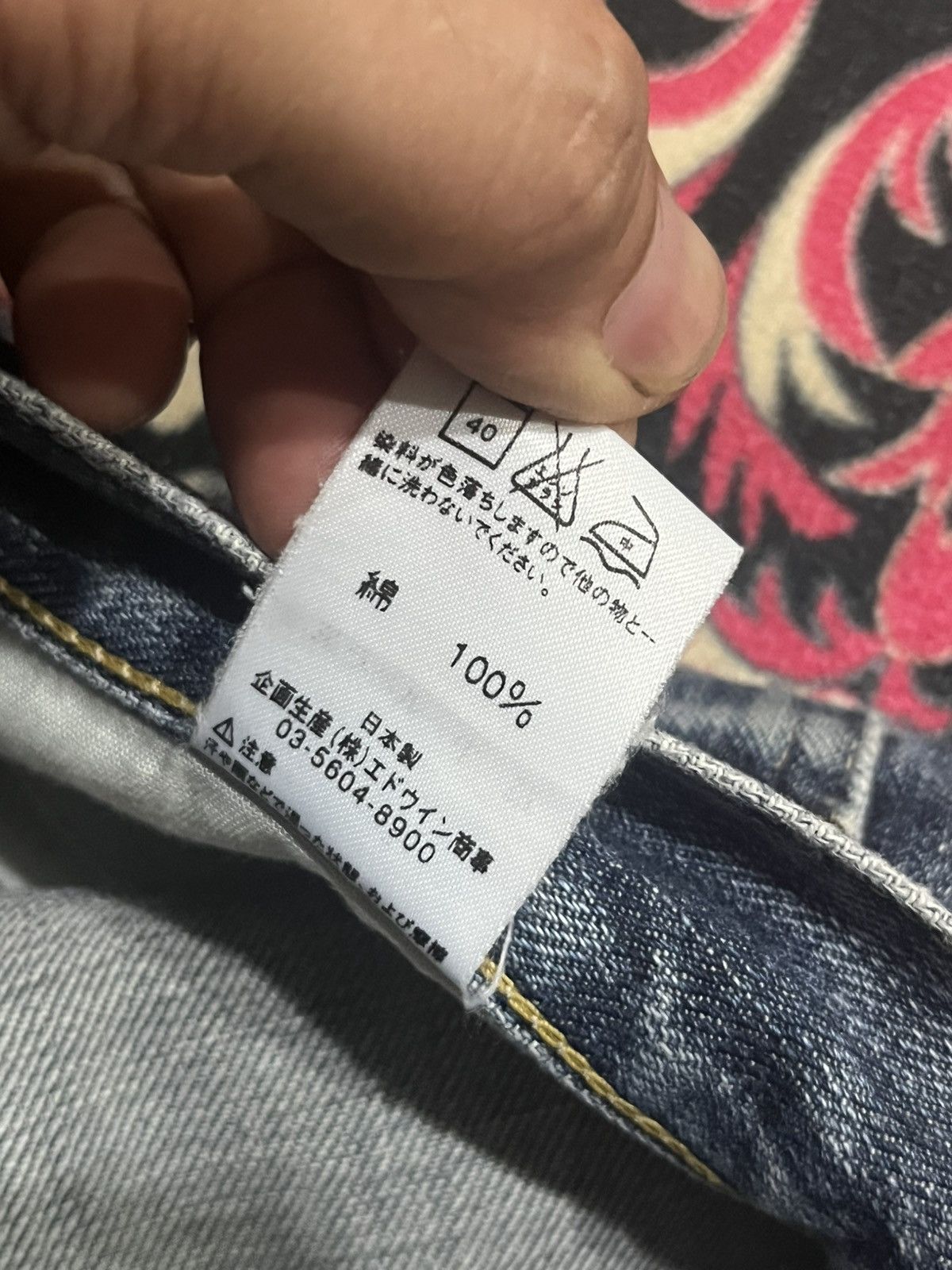 Lee ⚡️Flare⚡️Vintage Lee Riders Made in Japan Distressed Blue Jean Size US 30 / EU 46 - 18 Thumbnail
