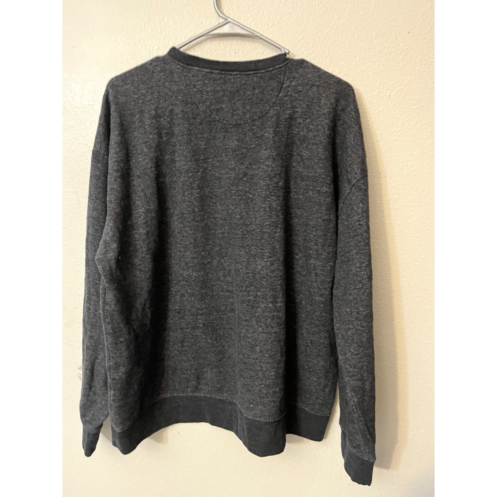 Old Navy Old Navy Sweatshirt Pullover Crew Neck Long Sleeve Men's L Gray Cotton Blend Knit Logo Size US L / EU 52-54 / 3 - 3 Thumbnail