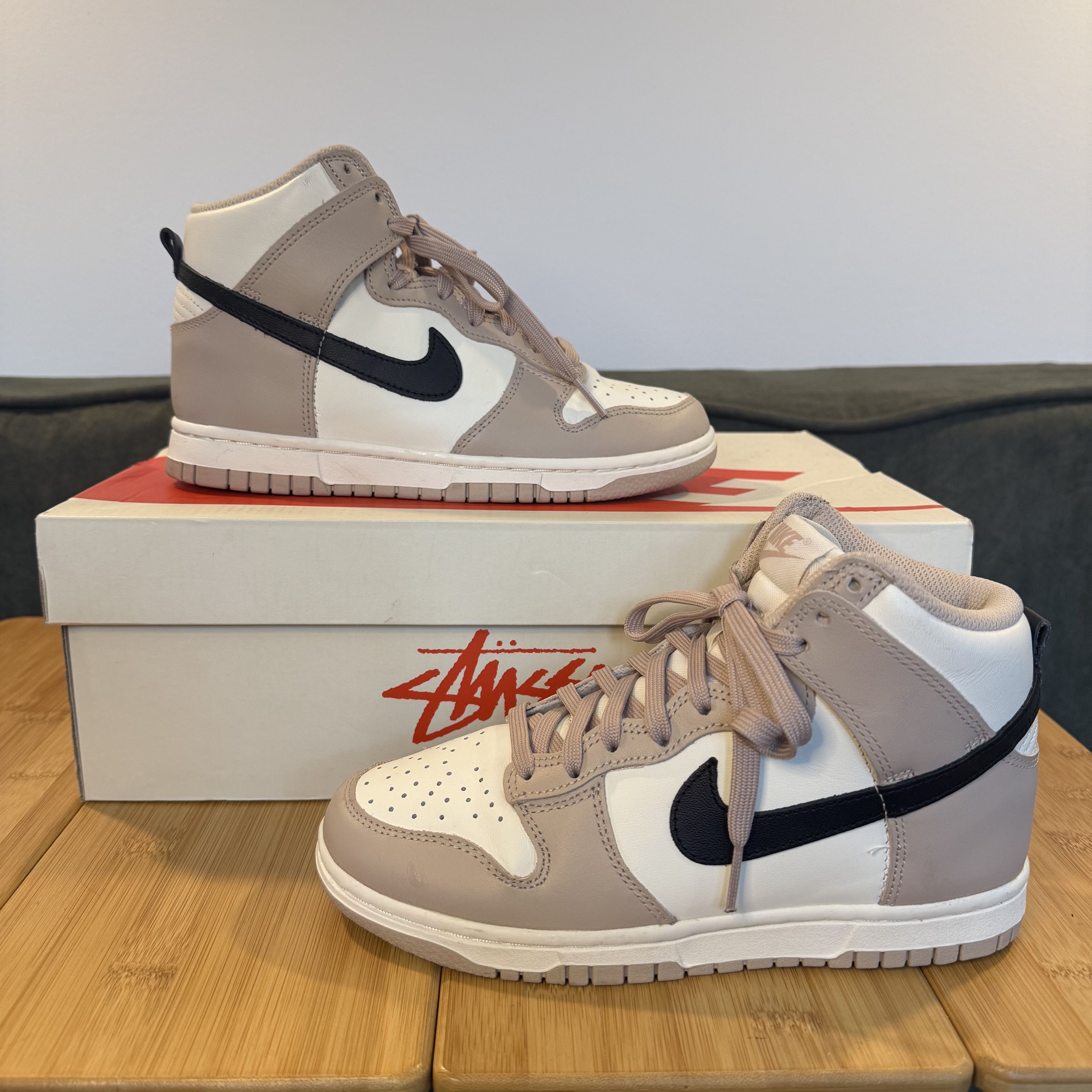 Nike Nike Dunk High 'Fossil Stone' DD1869-200, 5.5W Size US 5.5 / IT 35.5 - 1 Thumbnail