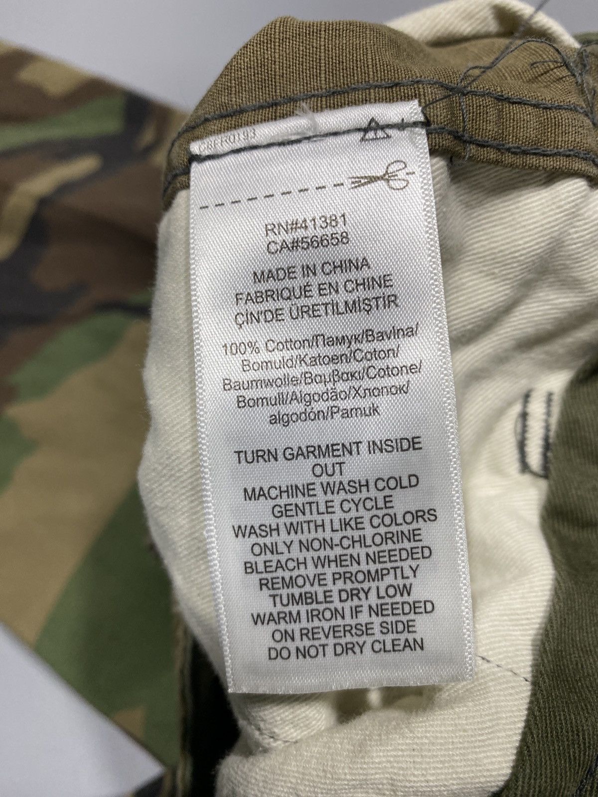 RRL Ralph Lauren Camo Cargo Pants Size US 33 - 17 Thumbnail