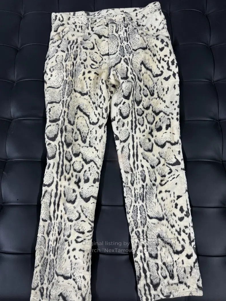 Martine Rose Martine Rose White Leopard Print Pants Size US 32 / EU 48 - 1 Thumbnail