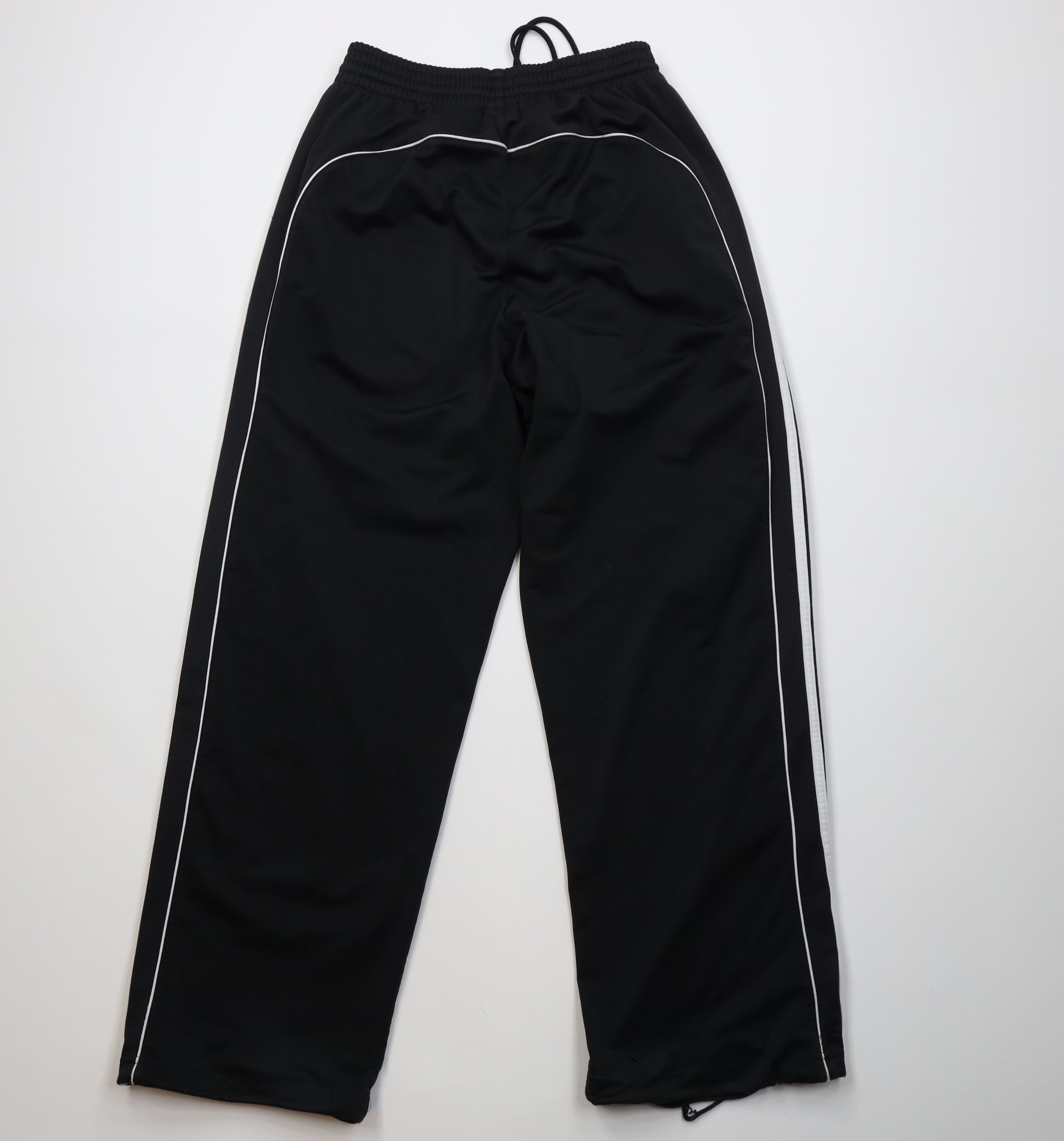 Adidas Vintage Y2K Adidas Striped Wide Leg Sweatpants Pants Black Size US 34 / EU 50 - 11 Thumbnail