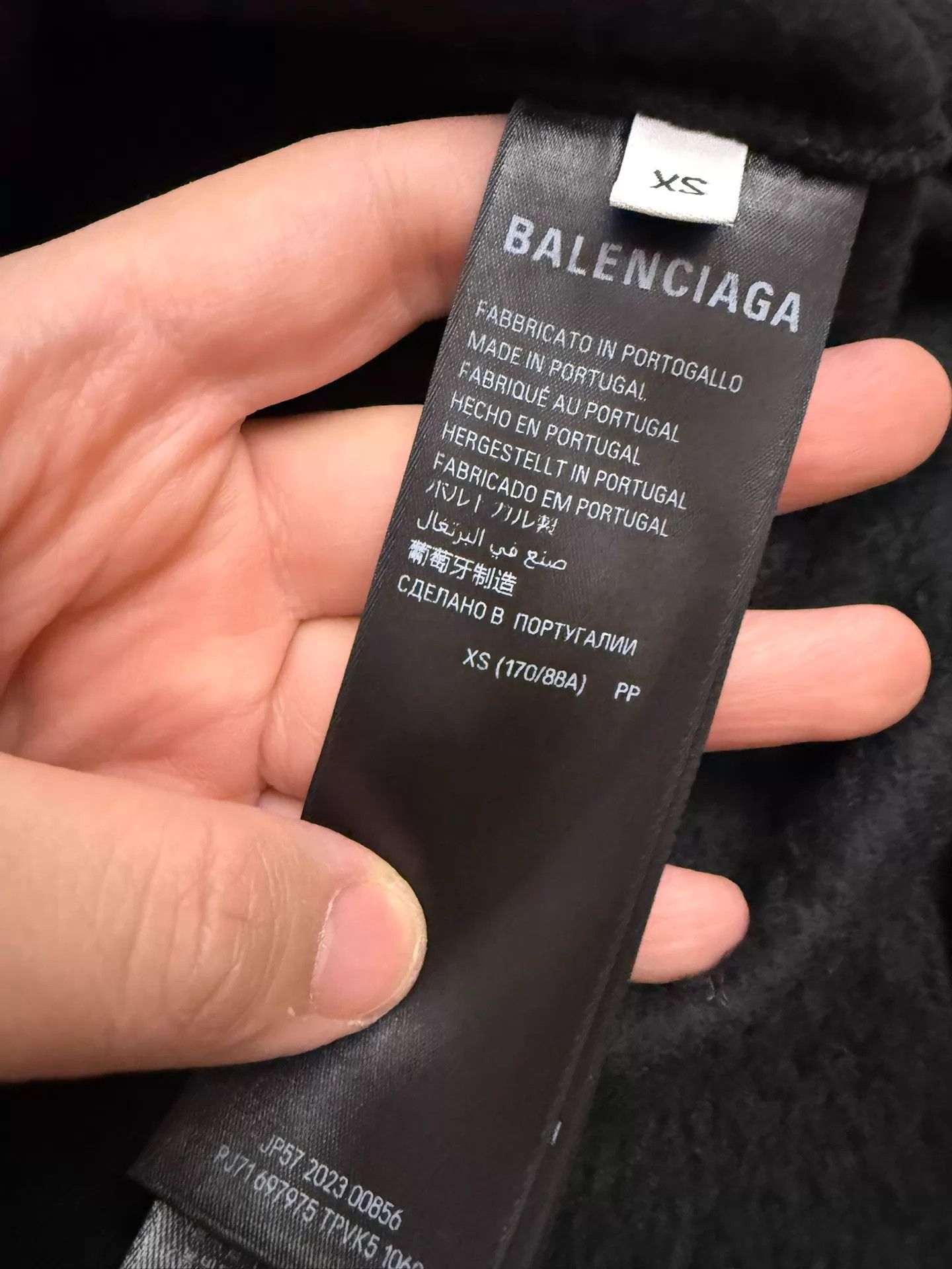Balenciaga Balenciaga Fleece Sweatshirt xs 50 Embroidered Logo Size US XS / EU 42 / 0 - 6 Thumbnail